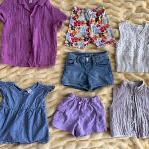 Girls 4T Clothing Bundle Summer Fall Mix Cat & Jack Gymboree Carter’s Outfit Lot